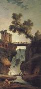 ROBERT, Hubert Landscape with Waterfall